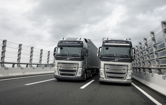 Volvo Trucks auf der Straße